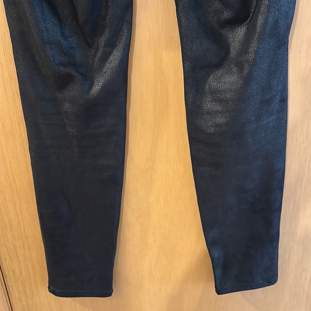 ABS Platinum Women’s Faux Leather Leggings Black Size 2 - Picture 8 of 12